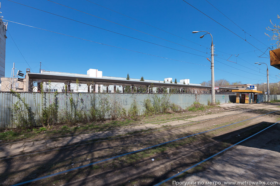 Станция Юнгородок (Самара). Вид станции с улицы.