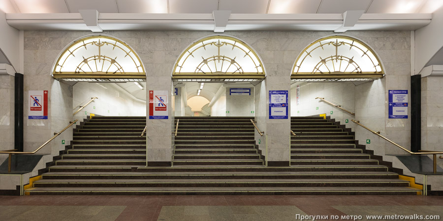 Станция Звенигородская (Фрунзенско-Приморская линия, Санкт-Петербург). Переход на Пушкинскую крупным планом.