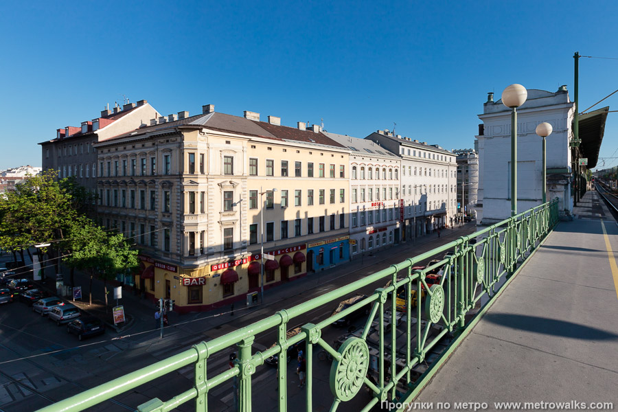 Станция Alser Straße [Альзер Штрассе] (U6, Вена). Общий вид окрестностей станции.