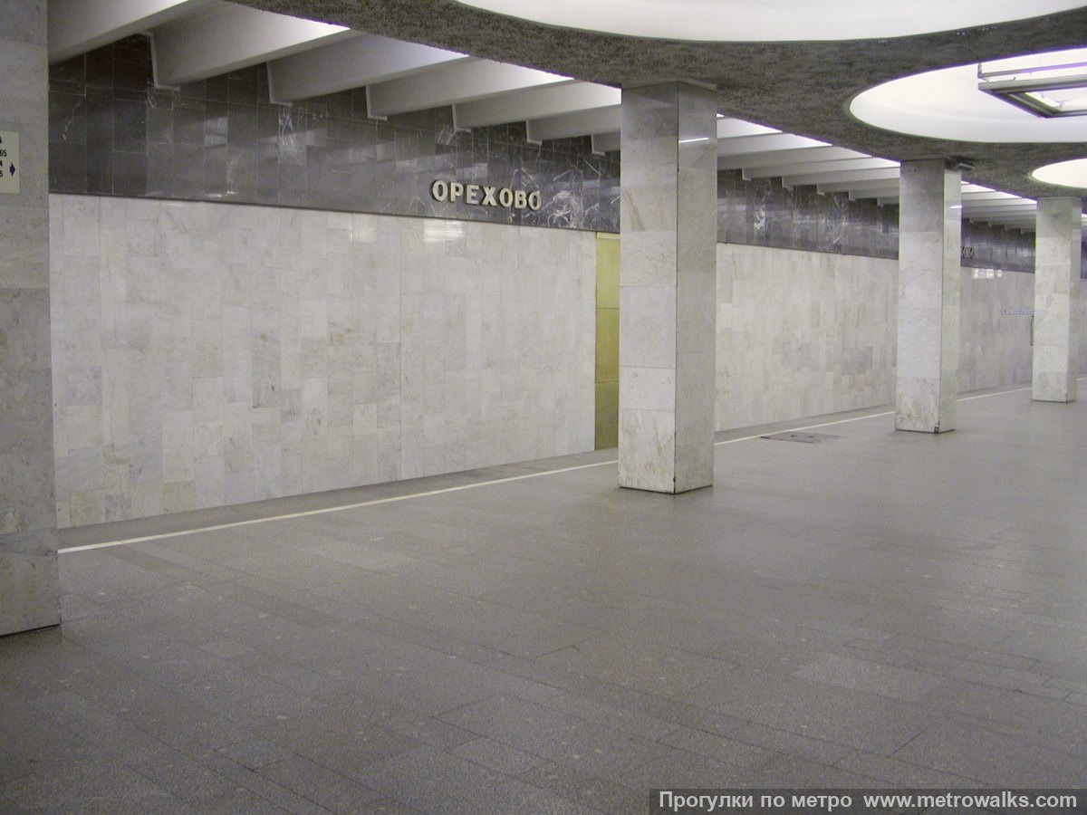 Фотография станции Орехово (Замоскворецкая линия, Москва). Вид по диагонали.