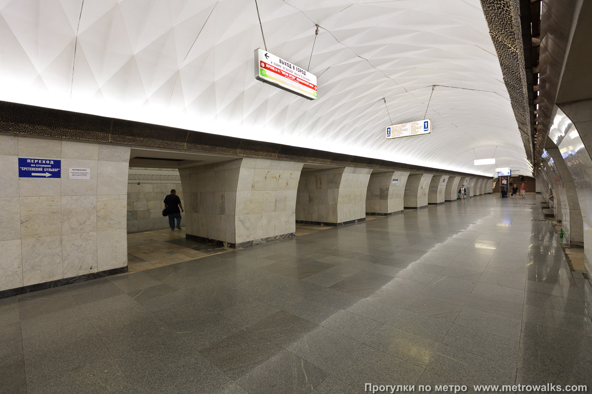 Фотография станции Тургеневская (Калужско-Рижская линия, Москва). Вид по диагонали.
