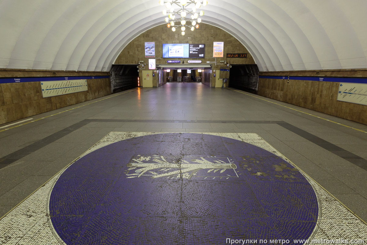 Фотография станции Озерки (Московско-Петроградская линия, Санкт-Петербург). Часть станции около выхода в город.