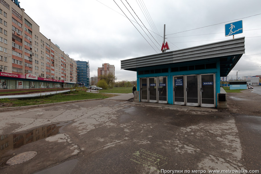 Станция Канавинская (Сормовско-Мещерская линия, Нижний Новгород). Общий вид окрестностей станции.