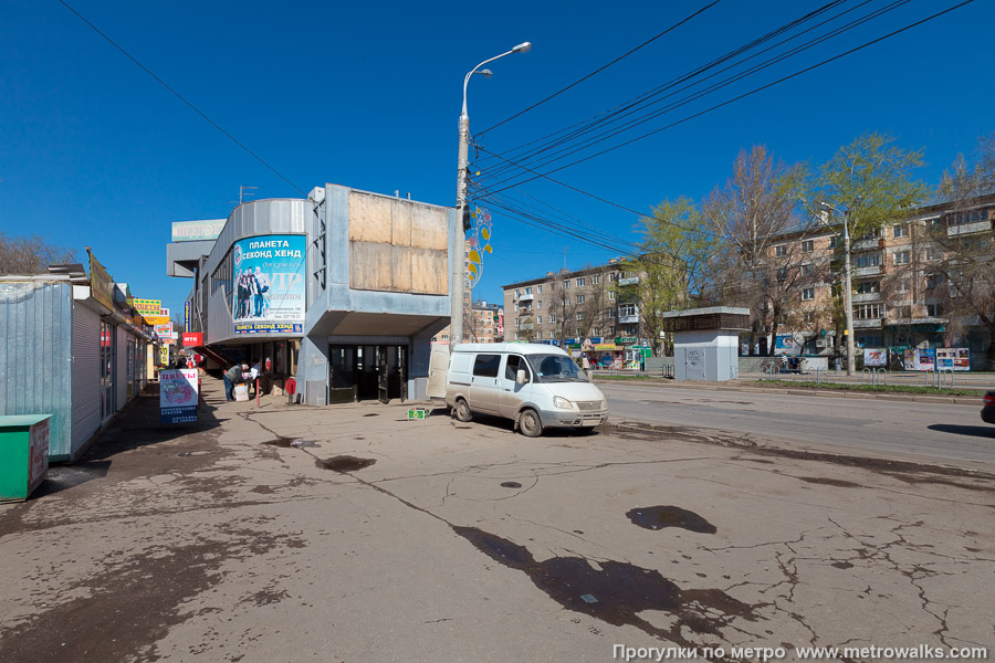 Станция Гагаринская (Самара). Общий вид окрестностей станции.