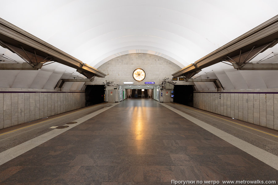Станция Чкаловская (Фрунзенско-Приморская линия, Санкт-Петербург). Часть станции около выхода в город.