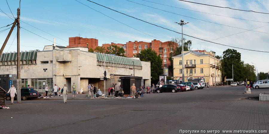 Станция Удельная (Московско-Петроградская линия, Санкт-Петербург). Общий вид окрестностей станции. Удельный проспект.