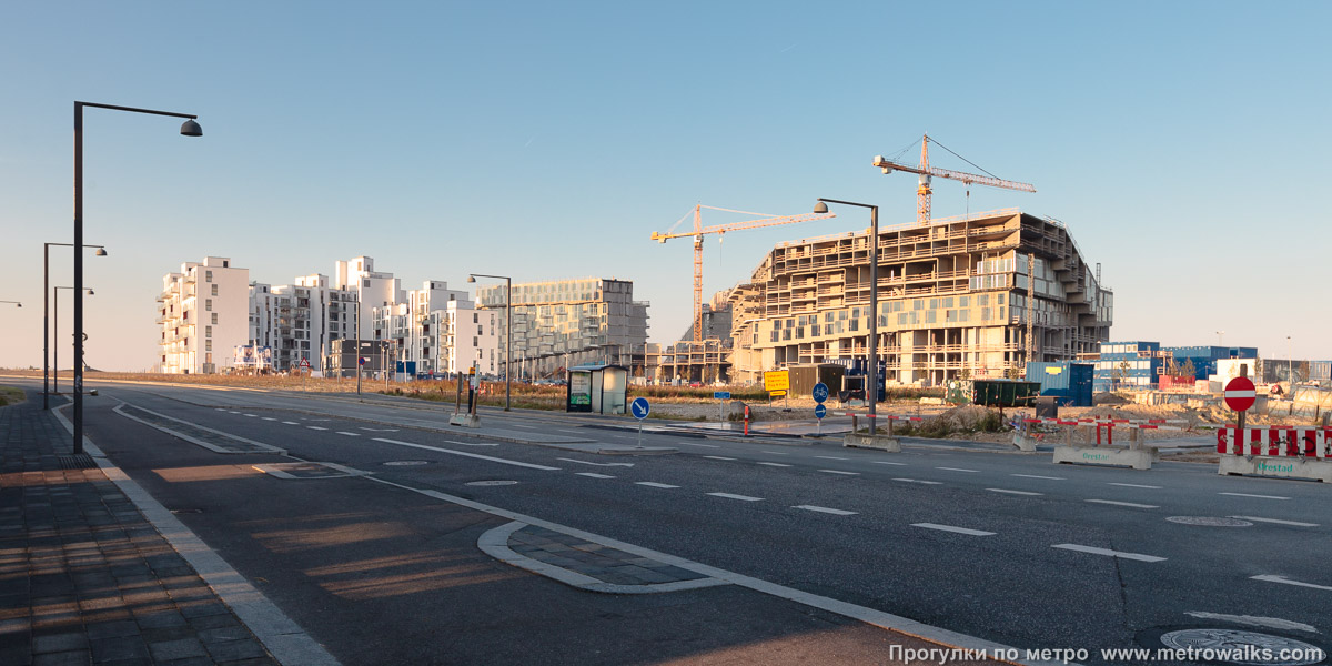 Фотография станции Vestamager [Вестамагр] (Копенгаген). Общий вид окрестностей станции.