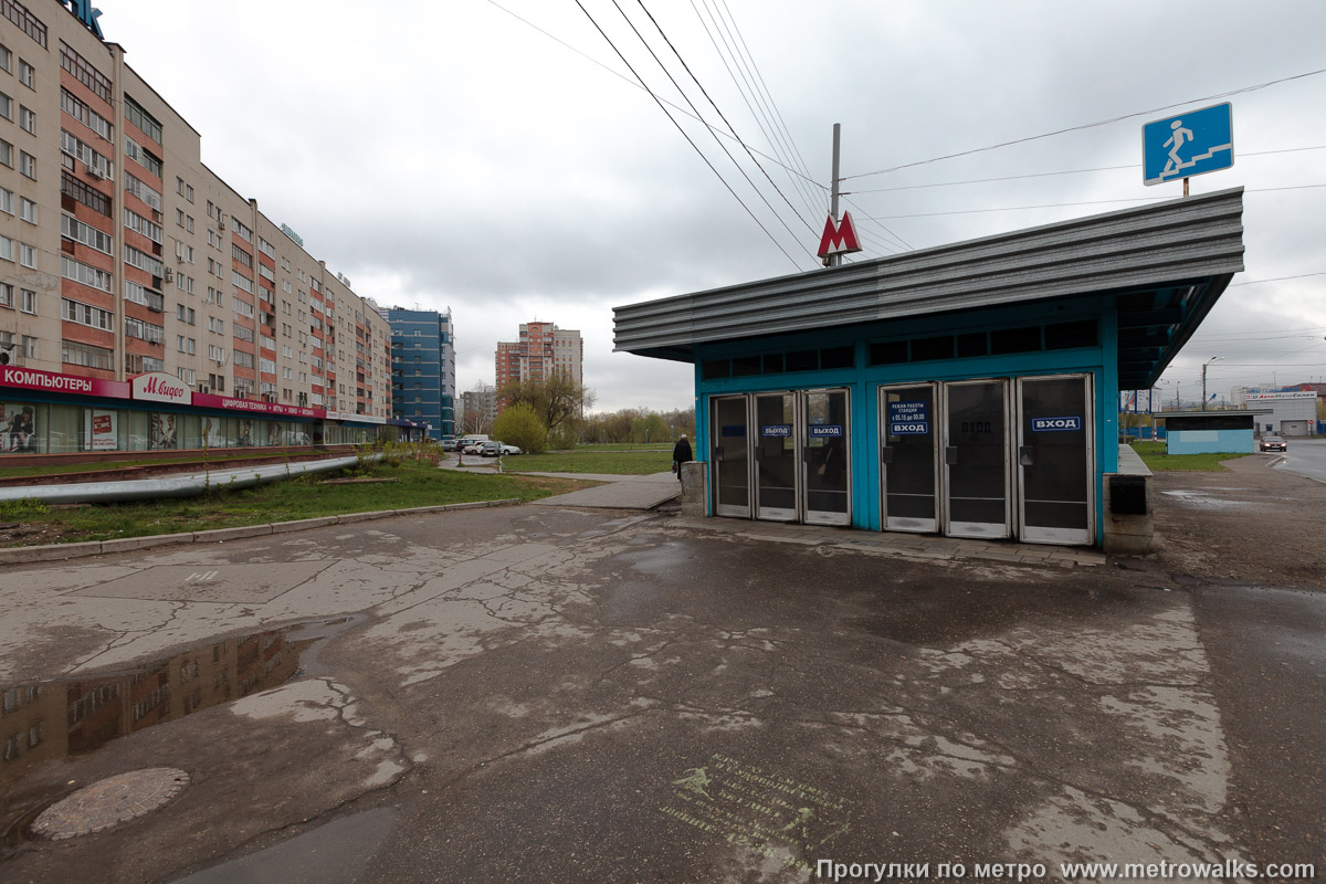 Фотография станции Канавинская (Сормовско-Мещерская линия, Нижний Новгород). Общий вид окрестностей станции.