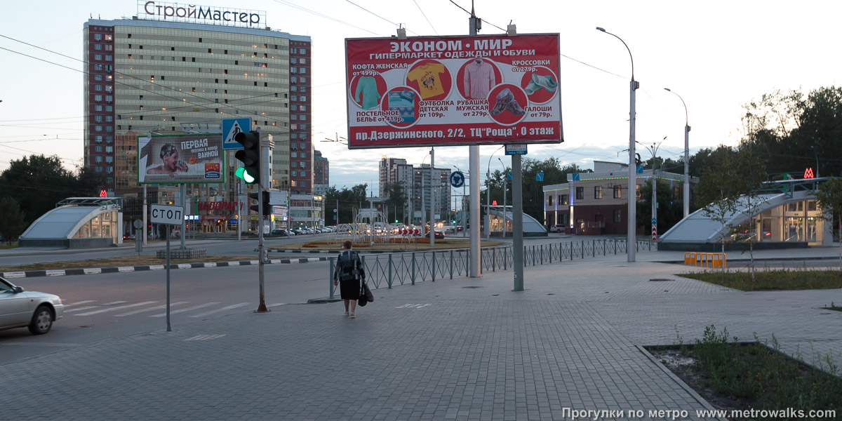 Фотография станции Берёзовая роща (Дзержинская линия, Новосибирск). Общий вид окрестностей станции.