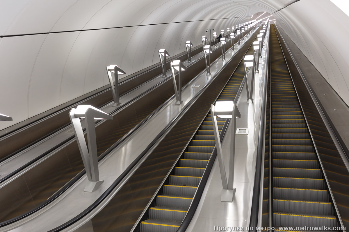 Фотография станции Юго-Западная (Красносельско-Калининская линия, Санкт-Петербург). Эскалаторы.